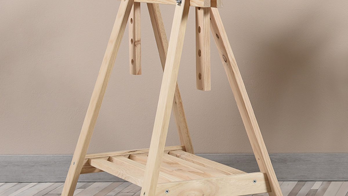MUY UTILES!, y sencillos de hacer #caballetes #plegables de #madera #jig  #tutorial #carpinteria #diy 