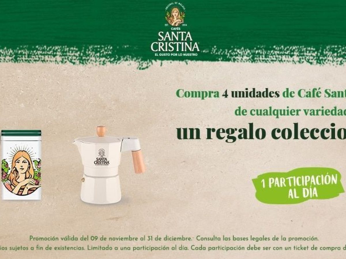 Comprar Café descafeinado molido aromático y equilibrado paquete 250 g ·  SANTA CRISTINA · Supermercado Supermercado Hipercor