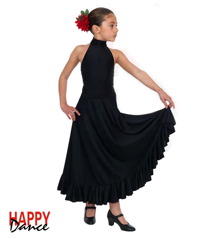 La encantadora falda flamenca para niña de El Corte Inglés: estilo, calidad  y tradición en un solo diseño