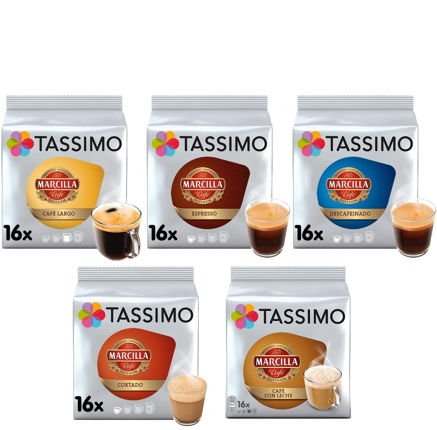 Tassimo Cápsulas de Leche Creamer from Milk  80 Cápsulas Compatibles con  Cafetera Tassimo - 5PACK -  Exclusive : : Alimentación y  bebidas