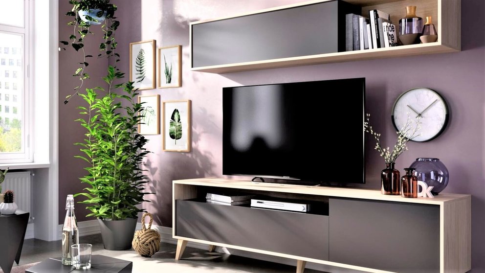 Mueble TV Leroy: Encuentra la solución perfecta para tu sala con los mejores diseños y precios en muebles de TV en Leroy Merlin
